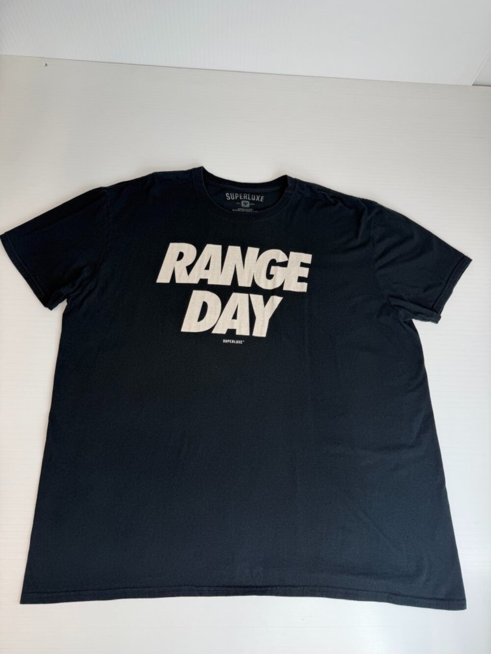 Superluxe Shirt Men XXL Spell Out Range Day Golf Collect Work Party Run Gym Go